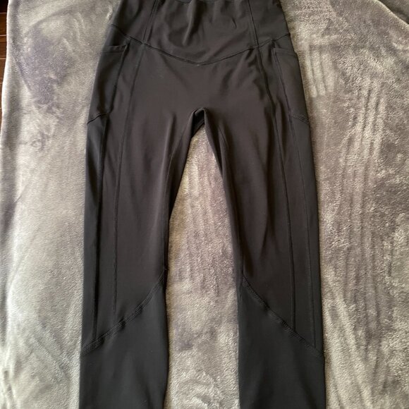 lululemon All The Right Places *OLD VERSION* Pockets Black, 8, 23" Crop Length - Picture 2 of 10